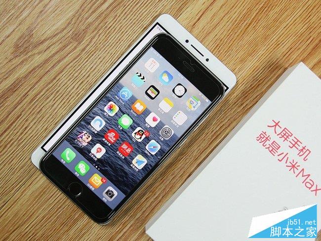 小米Max开箱,对比iPhone 6plus