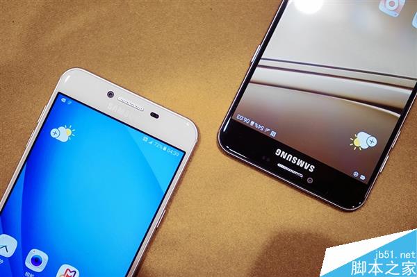 三星Galaxy C5/C7真机图赏：黑边好评