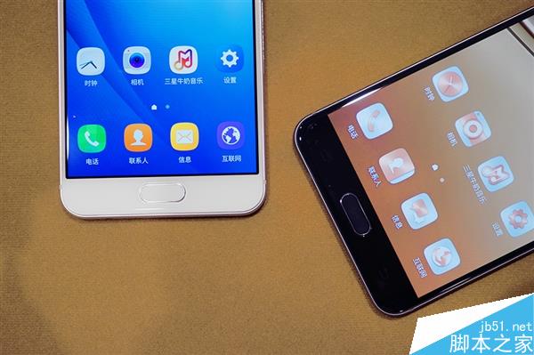三星Galaxy C5/C7真机图赏：黑边好评