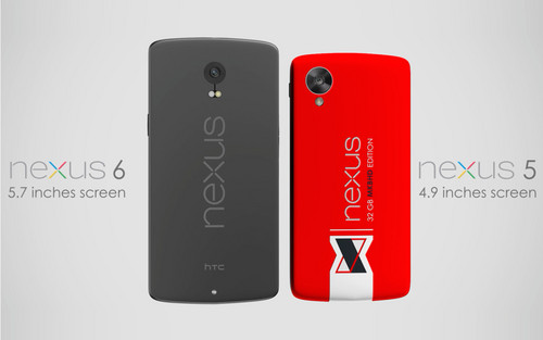 或为HTC代工 谷歌Nexus 6新机概念图赏 
