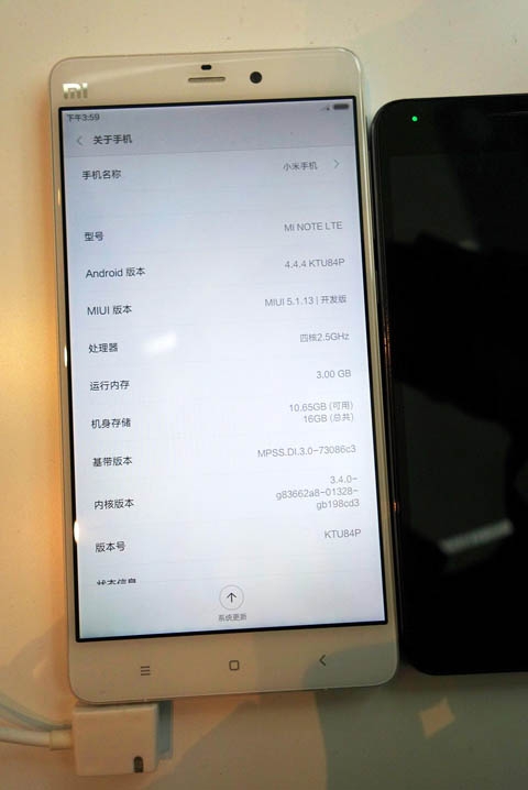 小米新旗舰小米Note最新真机图赏