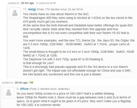 国外网友为红米2吵翻天：各家粉丝大乱斗