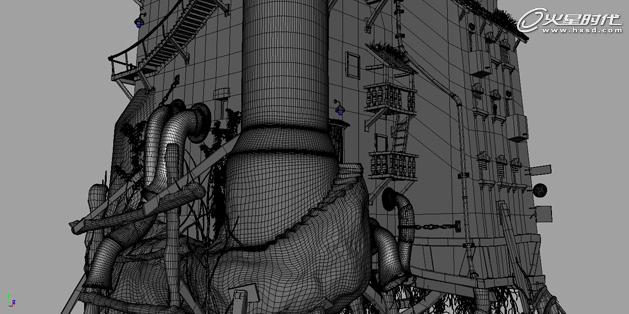 MAYA打造港口古堡 脚本之家 MAYA建模教程