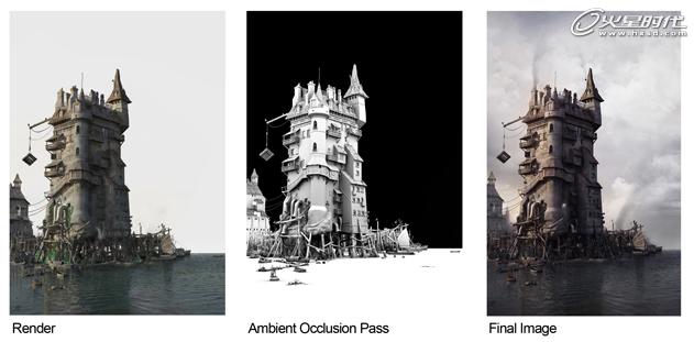 MAYA打造港口古堡 脚本之家 MAYA建模教程