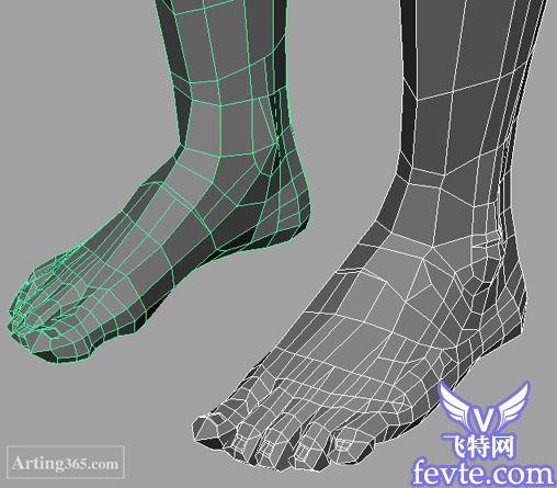 Maya建模教程 脚的建模 脚本之家 MAYA建模教程