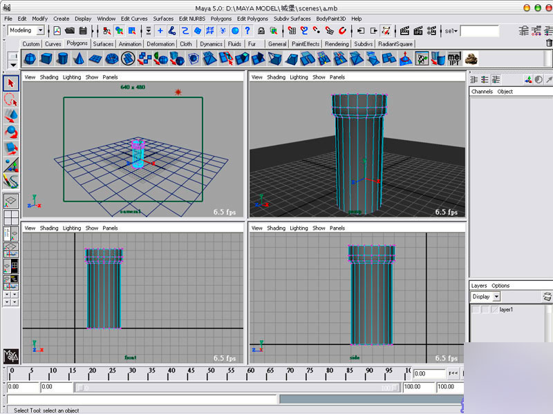 MAYA建模教程，古堡建模日記 脚本之家 MAYA建模教程