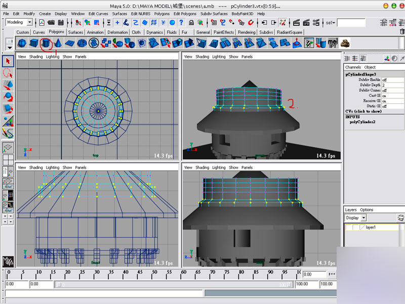 MAYA建模教程，古堡建模日記 脚本之家 MAYA建模教程
