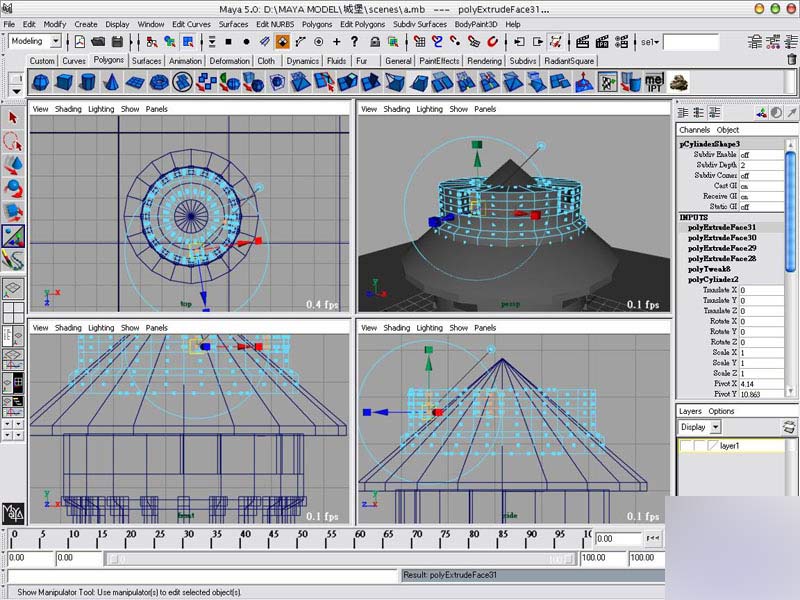 MAYA建模教程，古堡建模日記 脚本之家 MAYA建模教程