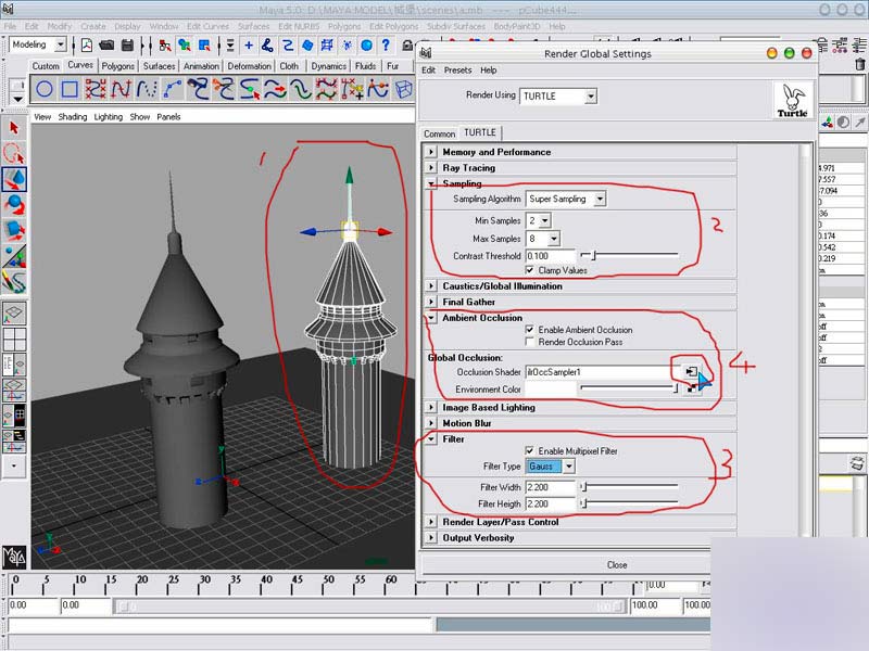 MAYA建模教程，古堡建模日記 脚本之家 MAYA建模教程
