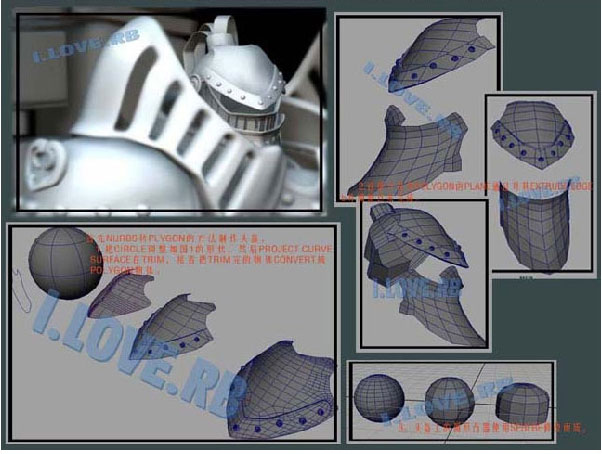 Maya盔甲建模教程 脚本之家 MAYA建模教程