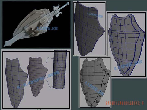 maya盔甲建模教程 脚本之家 maya建模教程