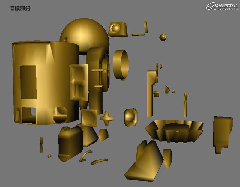 MAYA制作《星球大战》中的机器人R2D2 脚本之家 MAYA建模教程