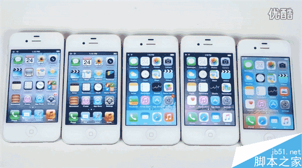 谁更流畅？iOS 5/6/7/8/9下iPhone 4S实测