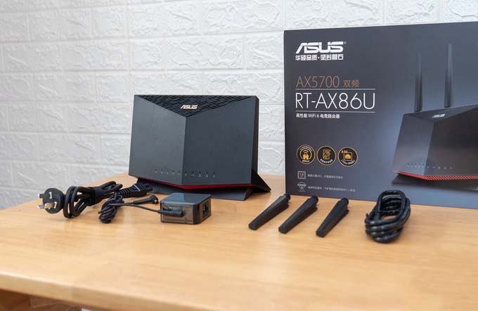 高贵的阿苏斯也有大碗份,满血进化WiFI6的华硕RT-AX86U开箱简测