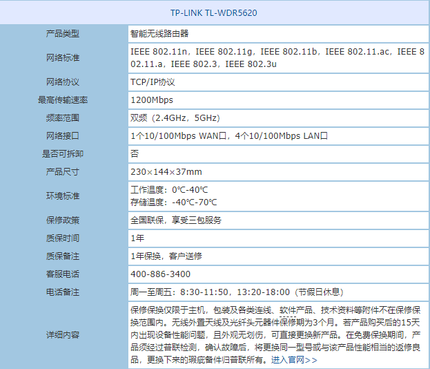 双频更酣畅 TL-WDR5620路由器高速上网