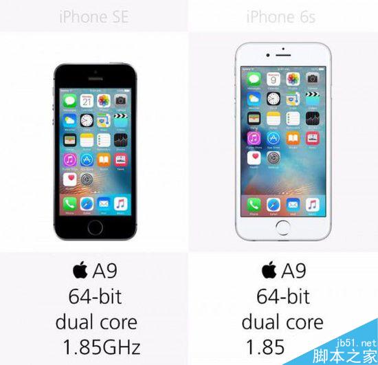 2000元差在哪？iPhone SE和6s规格对比