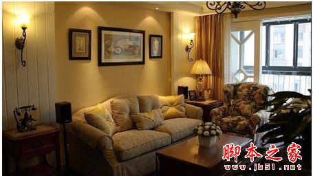 美式客厅装修效果图