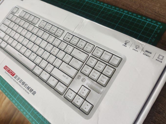 国民生产力工具好货&mdash;&mdash;黑爵K870T蓝牙机械键盘无线双模87键