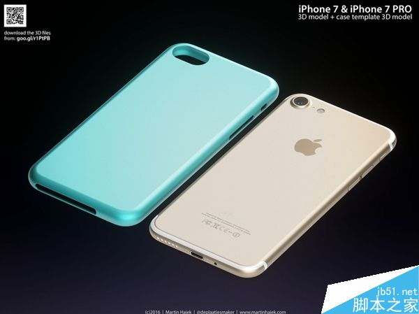 iPhone 7、7 Plus渲染高清图：外形就是这样！