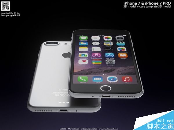 iPhone 7、7 Plus渲染高清图：外形就是这样！