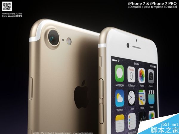 iPhone 7、7 Plus渲染高清图：外形就是这样！