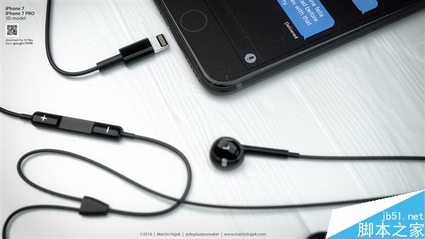 黑色版iPhone 7高清渲染图：看完必买之！