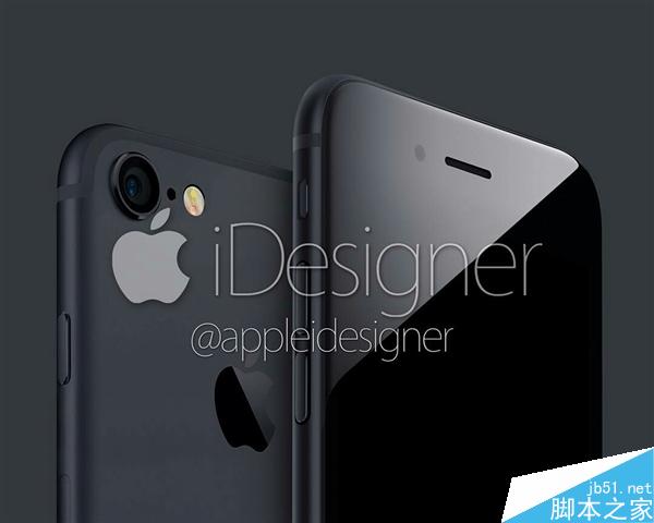iPhone 7黑色版最新渲染图:真带感