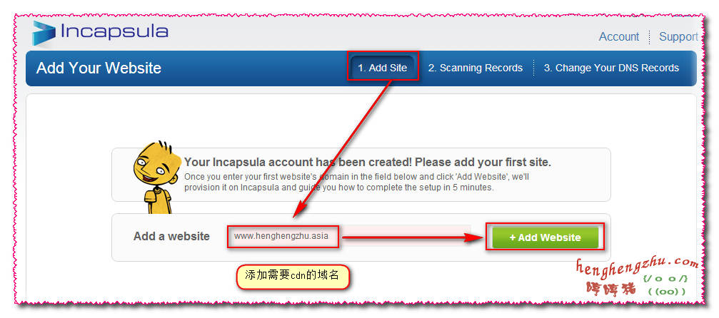 incapsula 添加需要CDN 加速的域名 incapsula 添加需要CDN 加速的域名