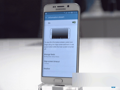 来看看Galaxy S6 Edge的曲面屏能做什么