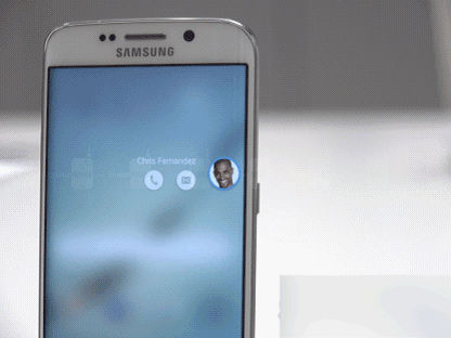 来看看Galaxy S6 Edge的曲面屏能做什么