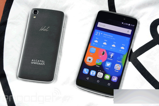 阿尔卡特OneTouch Idol 3：可以倒着打电话