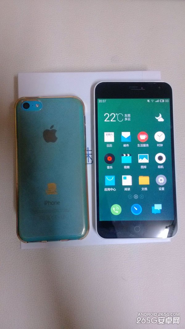 5英寸魅蓝手机网友开箱体验