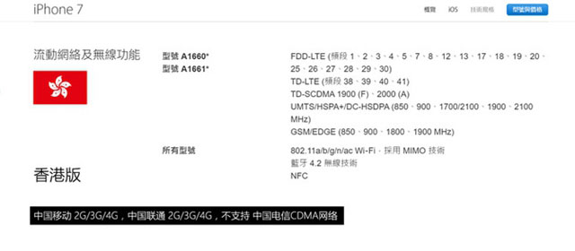 iPhone7哪个版本好？iPhone7各版本有何区别 iPhone7版本解析