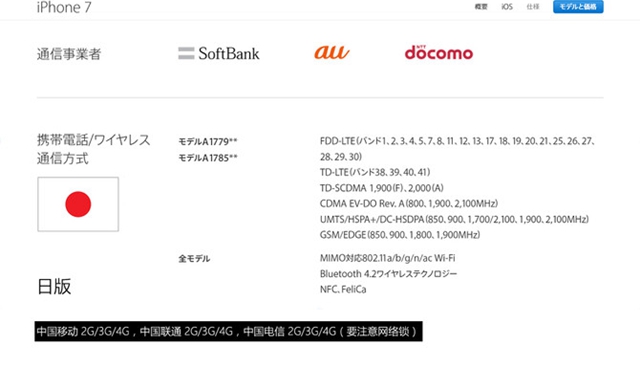 iPhone7哪个版本好？iPhone7各版本有何区别 iPhone7版本解析