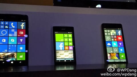 巨屏WP8.1/Win10手机亮相WinHEC