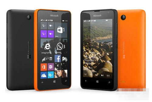 双卡双待/超廉价机 微软Lumia 430发布 
