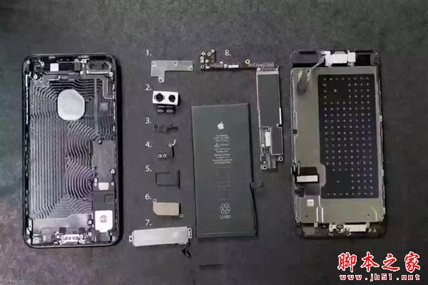 iphone7 plus内部做工怎么样？苹果iphone7 plus拆机拆解图片