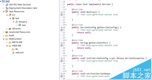 eclipse怎么创建servlet中class并配置servlet