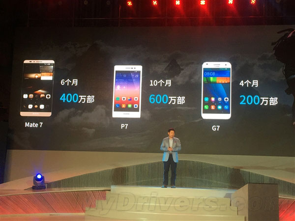华为晒Mate 7/P7销量：很夸张！