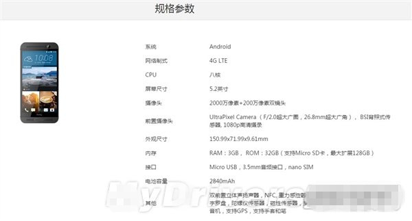 HTC中国专享新旗舰售价公布!逆天了