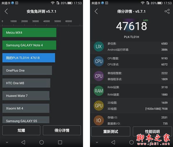 荣耀6x和荣耀7哪个好？华为荣耀畅玩6x和荣耀7全面区别对比详细评测图解