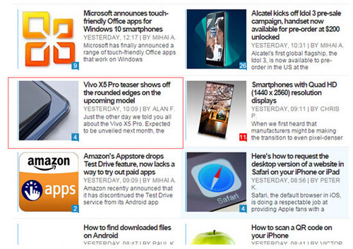 系统升级5.0 vivo X5Pro配置遭外媒曝光 