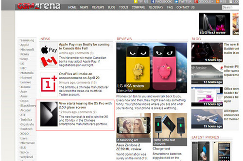 系统升级5.0 vivo X5Pro配置遭外媒曝光 