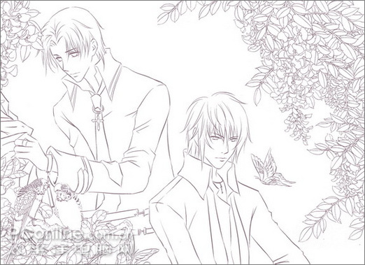 Painter与绘影ⅡPF8080手绘板帅哥漫画 Painter与绘影ⅡPF8080手绘板帅哥漫画