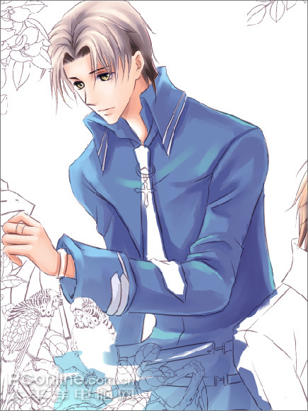 Painter与绘影ⅡPF8080手绘板帅哥漫画 Painter与绘影ⅡPF8080手绘板帅哥漫画