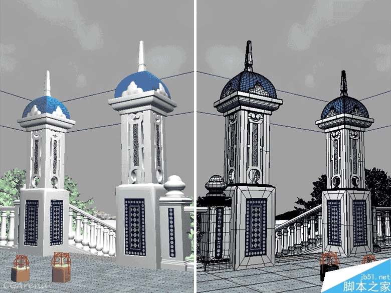 MAYA打造漂亮地中海建筑 脚本之家 MAYA教程