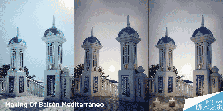 MAYA打造漂亮地中海建筑 脚本之家 MAYA教程