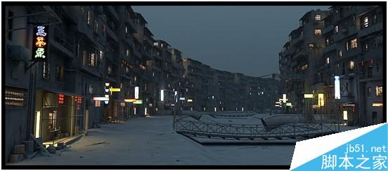 MAYA打造雨后街道场景 脚本之家 MAYA推荐教程