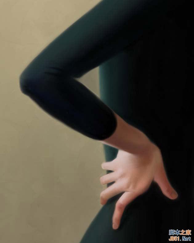 painter绘制窈窕淑女 脚本之家 painter教程