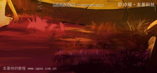 绘画教程:友基温暖插画教程《青蛙王子》,PS教程,思缘教程网
